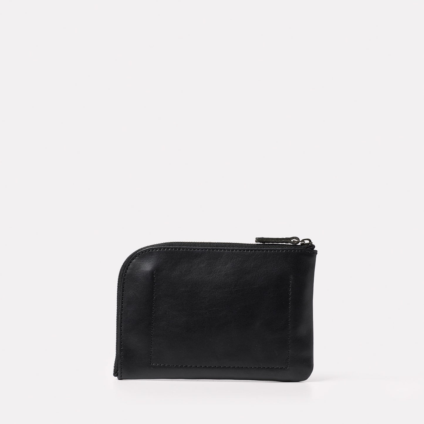 Hocker Medium Calvert Leather Purse in All Black
