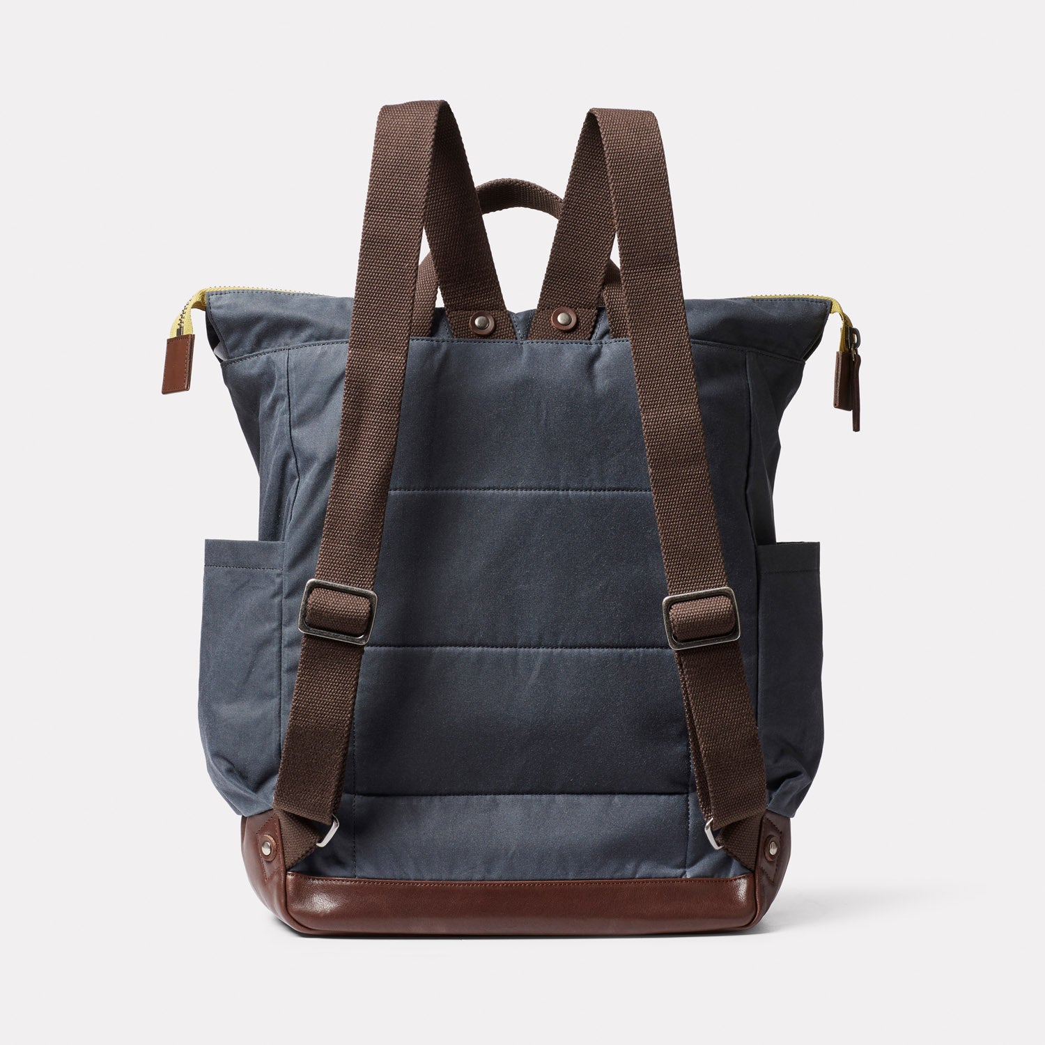 Grey Laptop Bag Laptop Backpack Waxed Cotton Backpack
