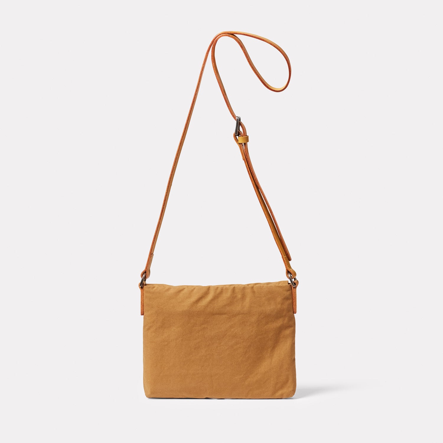Brown Yellow Waxed Cotton Bag