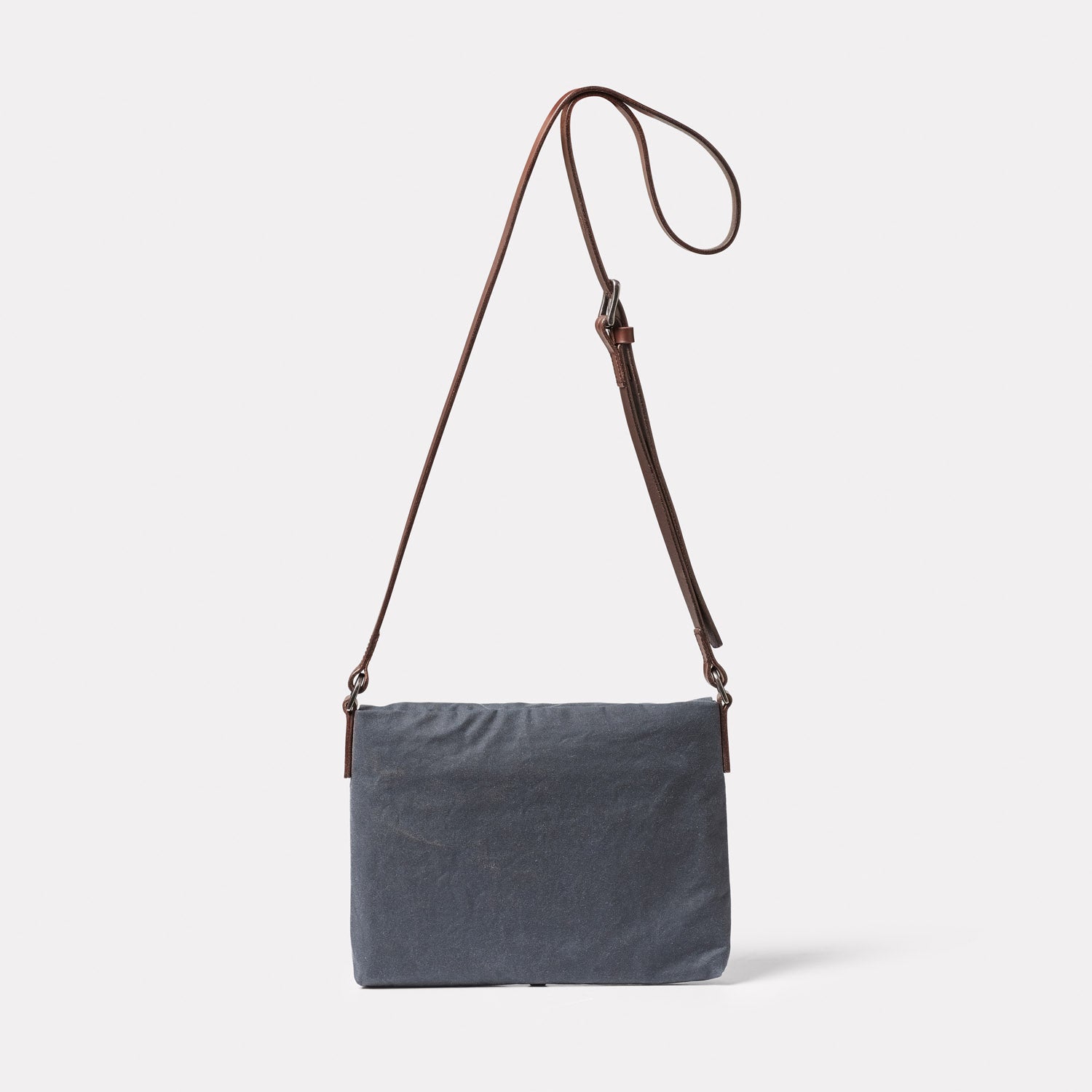 Grey Waxed Cotton Bag