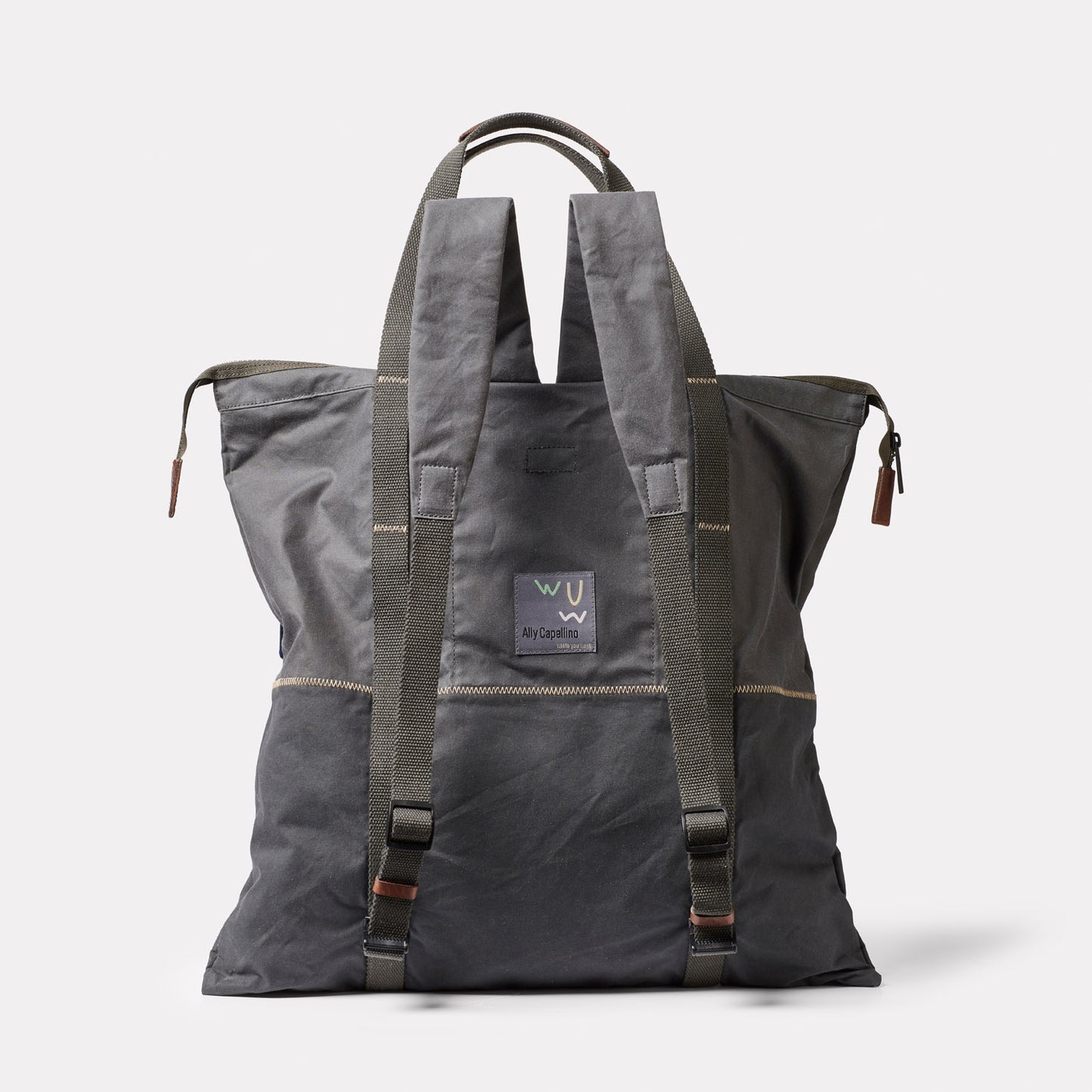Hank WUW Waxed Cotton Backpack in Cave