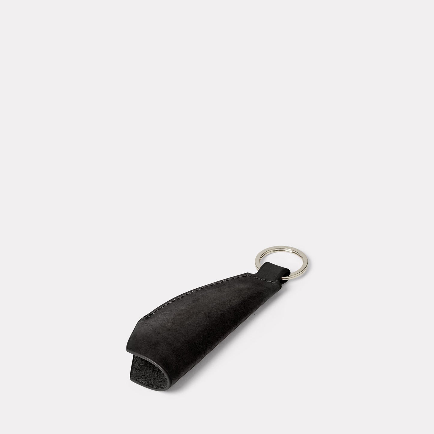 Kenneth Leather Key Fob in Black