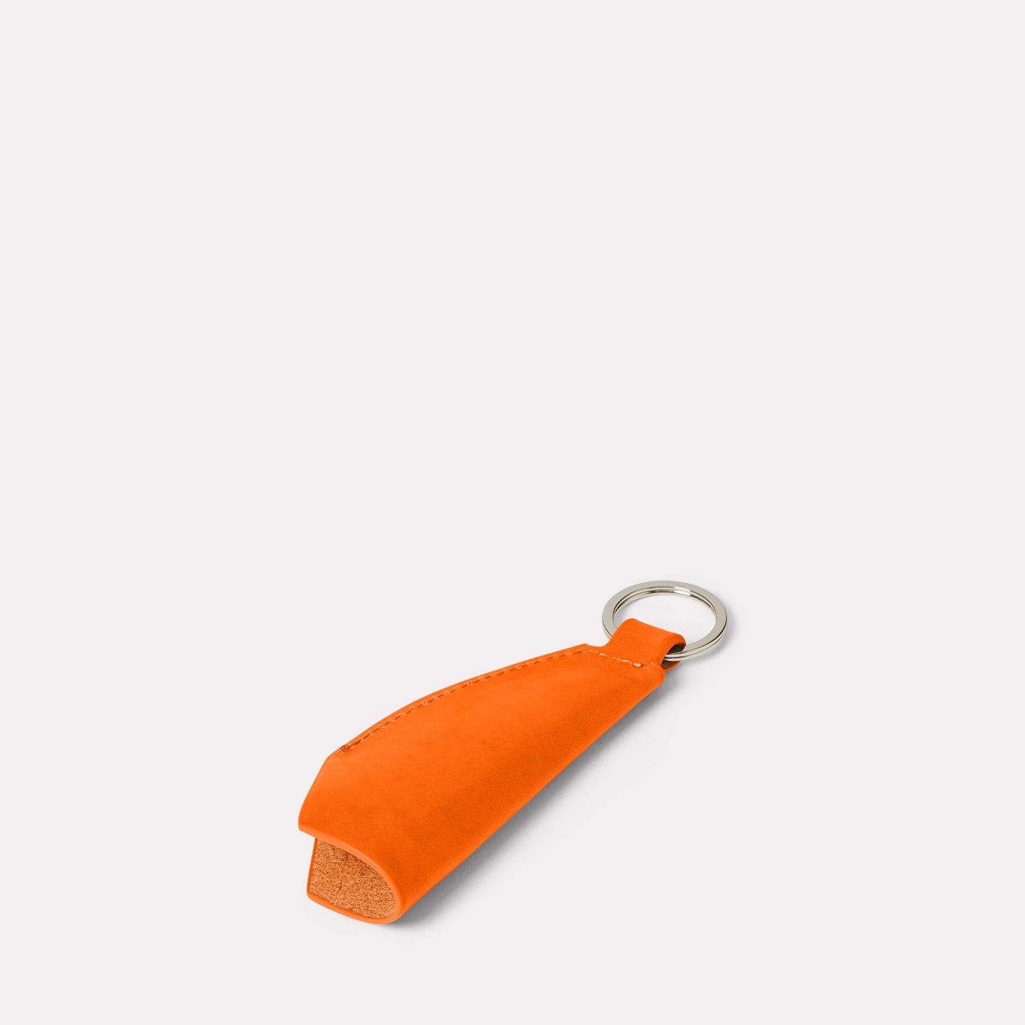 Kenneth Leather Key Fob in Flame