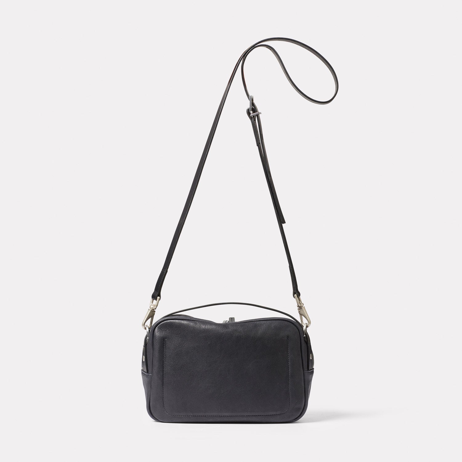 Black Italian Leather Handbag