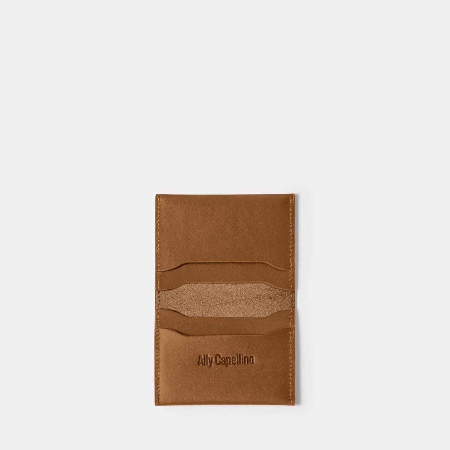 Petra Leather Cardholder in Tan