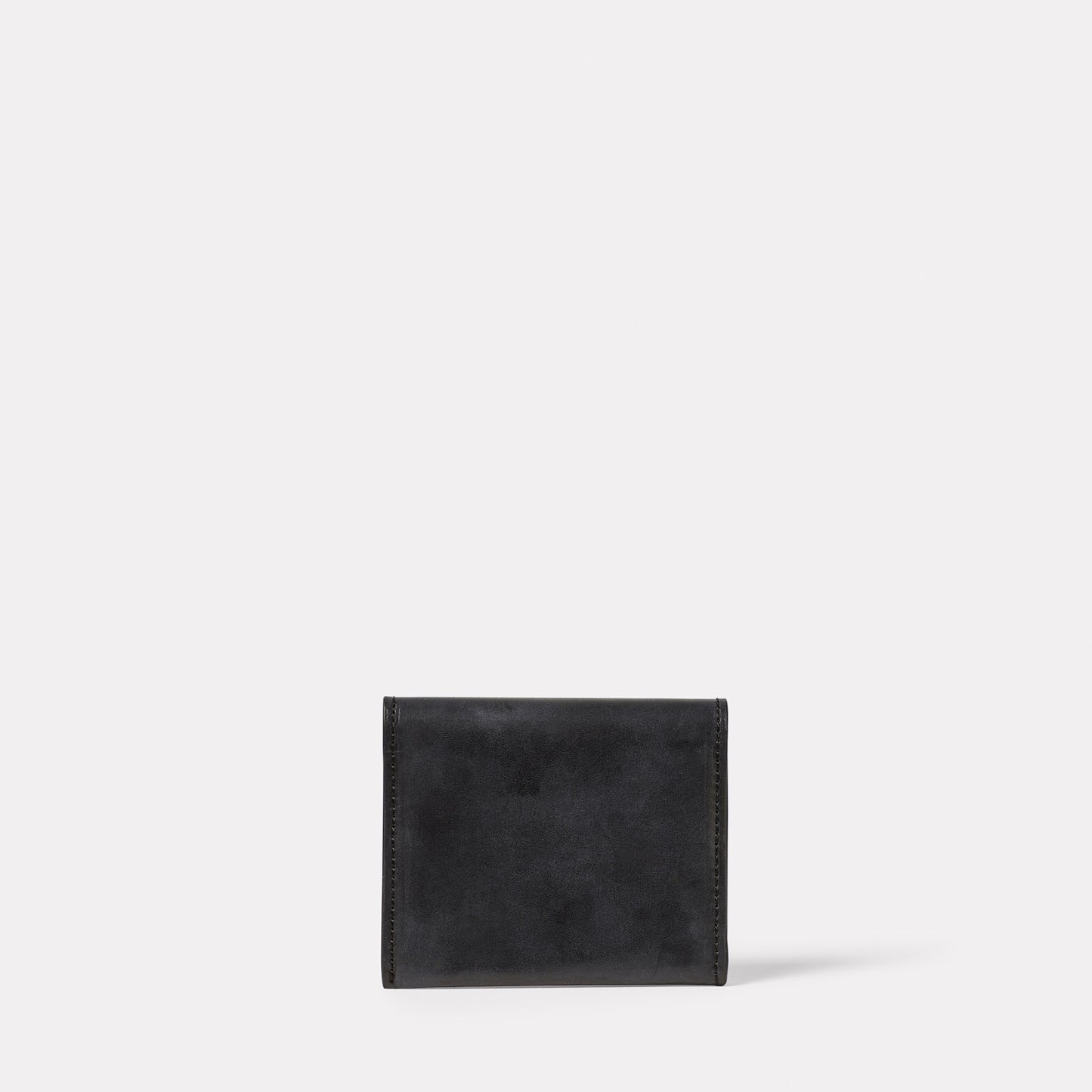 Riley Leather Coin Card Purse in Black
