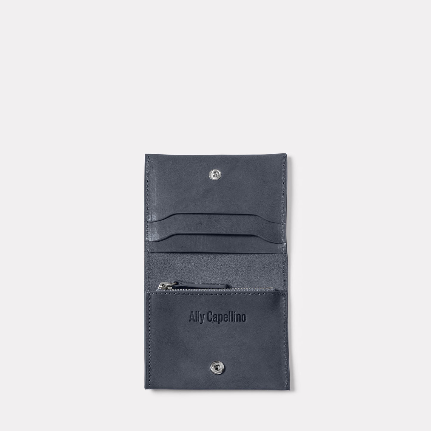 Riley Leather Coin Card Purse in Teal