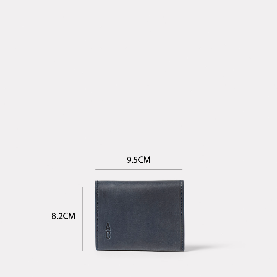 Riley Leather Coin Card Purse in Teal