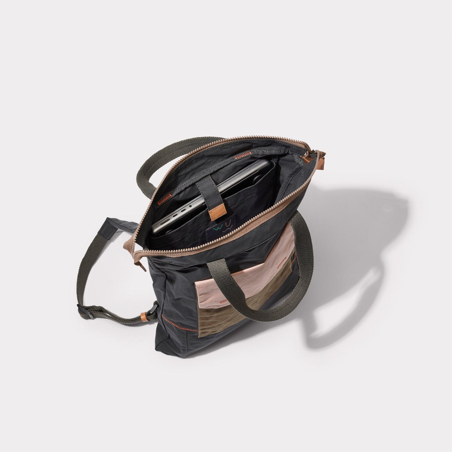 Harry WUW Waxed Cotton Backpack in Pink
