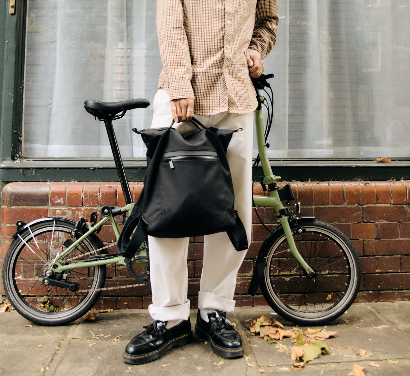 Mini Hoy Travel Cycle Recycled Backpack in Black