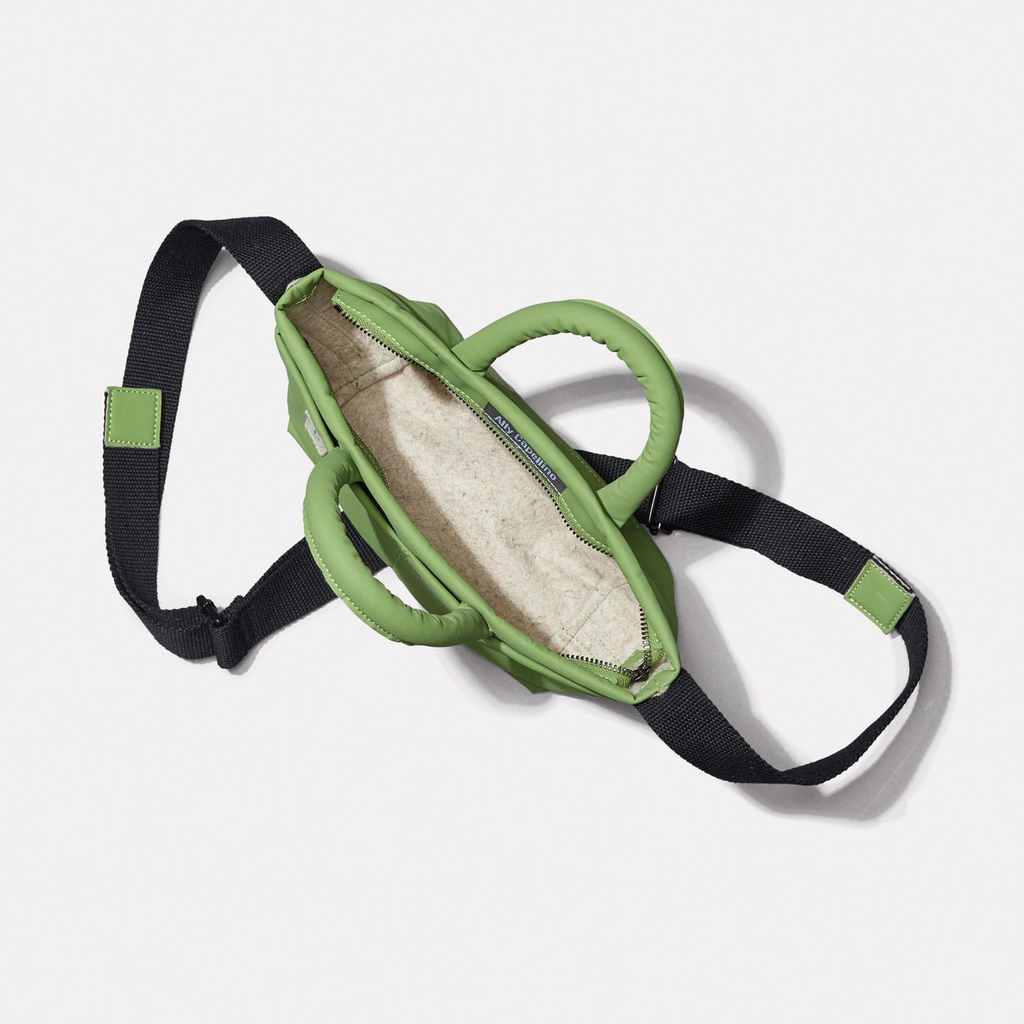 Hester Hemp Top Handle Crossbody Bag in Grass