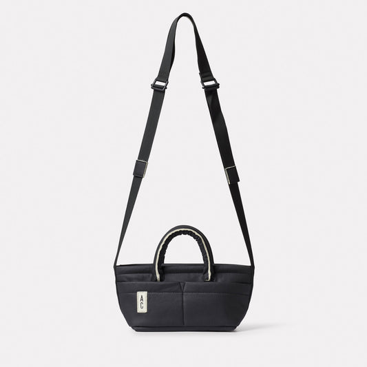 Hester Abaca Top Handle Crossbody Bag in Black