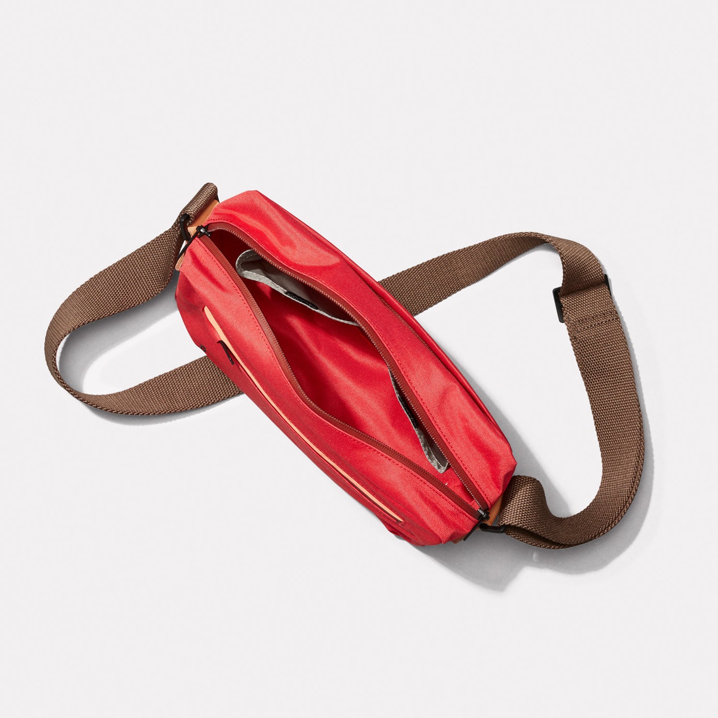 Hotspur Travel Cycle Recycled Crossbody Bag in Crimson