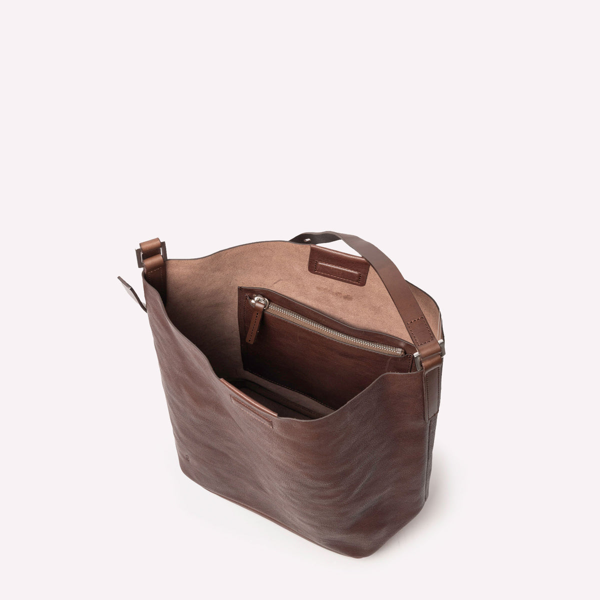 Lloyd Small Calvert Leather Bucket Bag in Bog