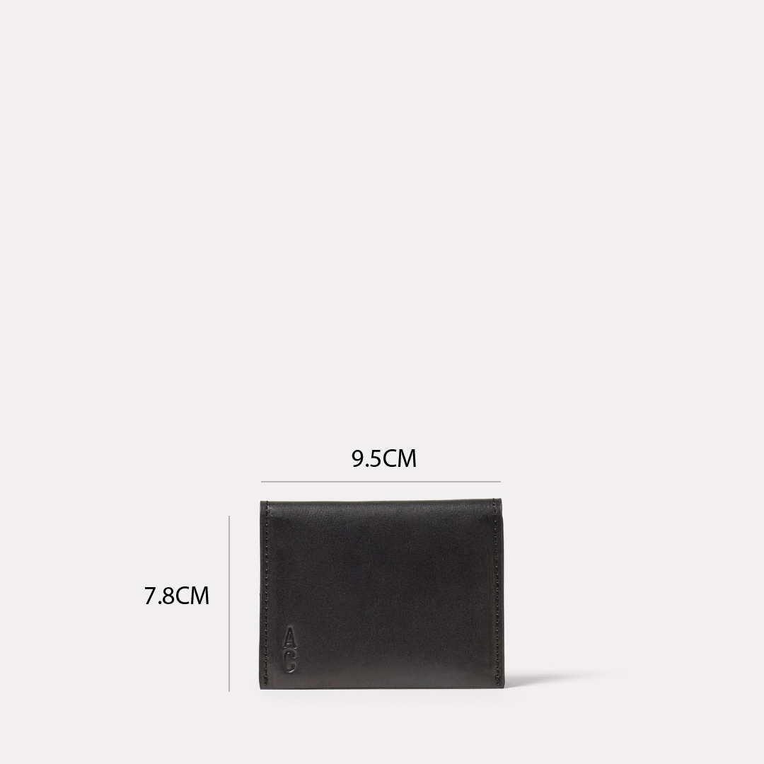 Petra Leather Cardholder in Black