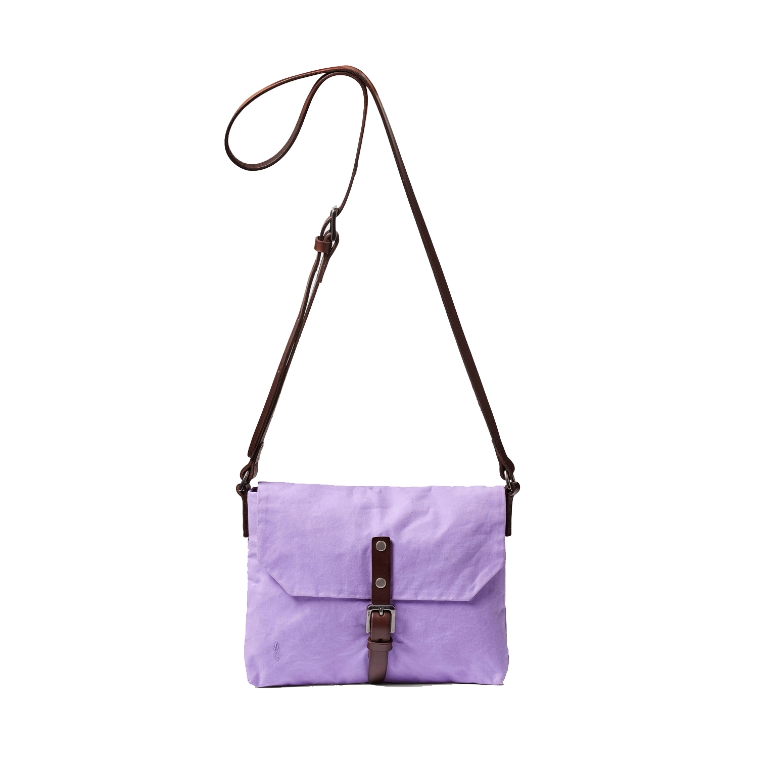 Purple Waxed Cotton Bag
