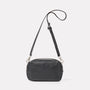 Leila Medium Calvert Leather Crossbody Bag in Black