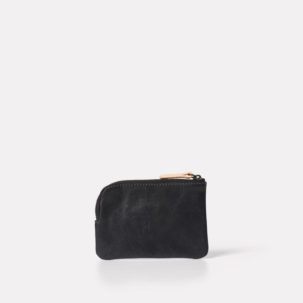 Hocker Small Leather Purse in Black