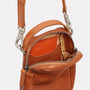 Ally Capellino Hurley Calvert Leather Crossbody Bag Redwood Inside Detail