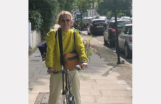 Ally on a Bike