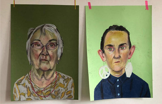Portraits of Ally and her Mum 