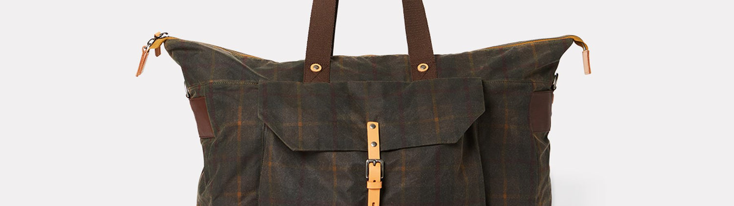 Ally Capellino Freddie Waxed Cotton Holdall