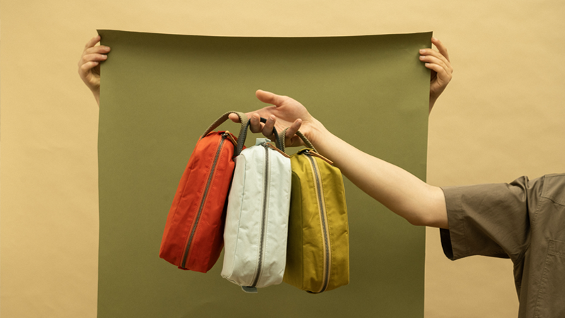 Ally Capellino SS22 Campaign Pierre Bowler Canvas P270 Bag in Orange
