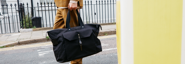 Ally Capellino SS22 Campaign Pierre Bowler Canvas P270 Bag in Orange