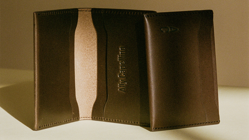 top of Ally Capellino Percy Purse in Flame