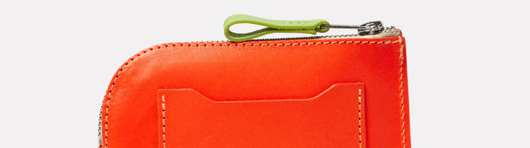 top of Ally Capellino Percy Purse in Flame