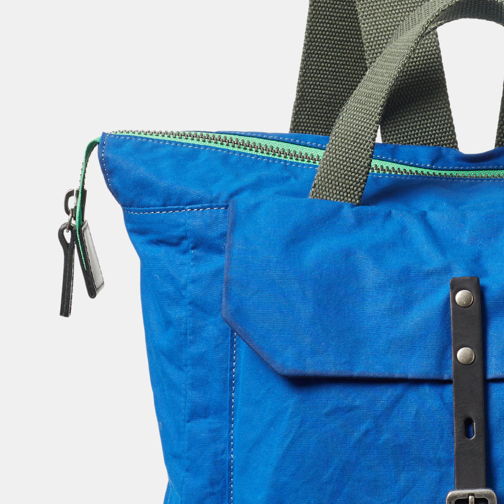 Frances Waxed Cotton Rucksack in Oxbridge