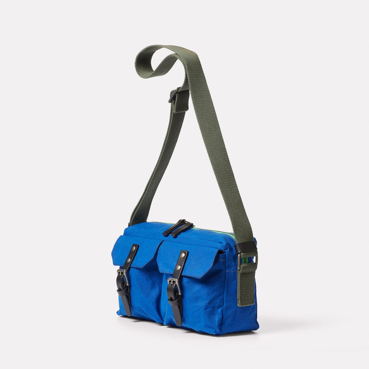 Franco Waxed Cotton Crossbody Bag in Oxbridge Ally Capellino