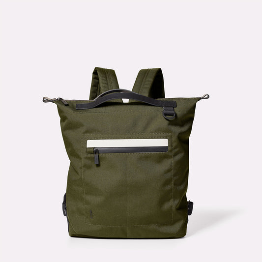 Mini Hoy Travel Cycle Recycled Backpack in Algae
