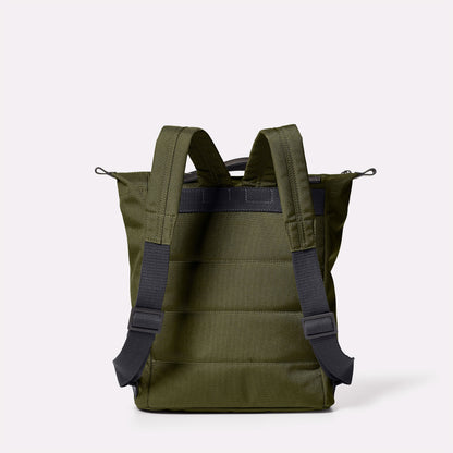 Mini Hoy Travel Cycle Recycled Backpack in Algae
