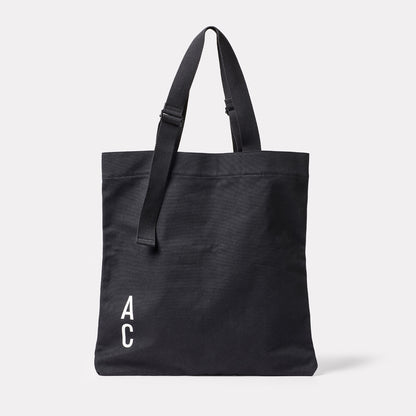 AC Canvas Tote in Black