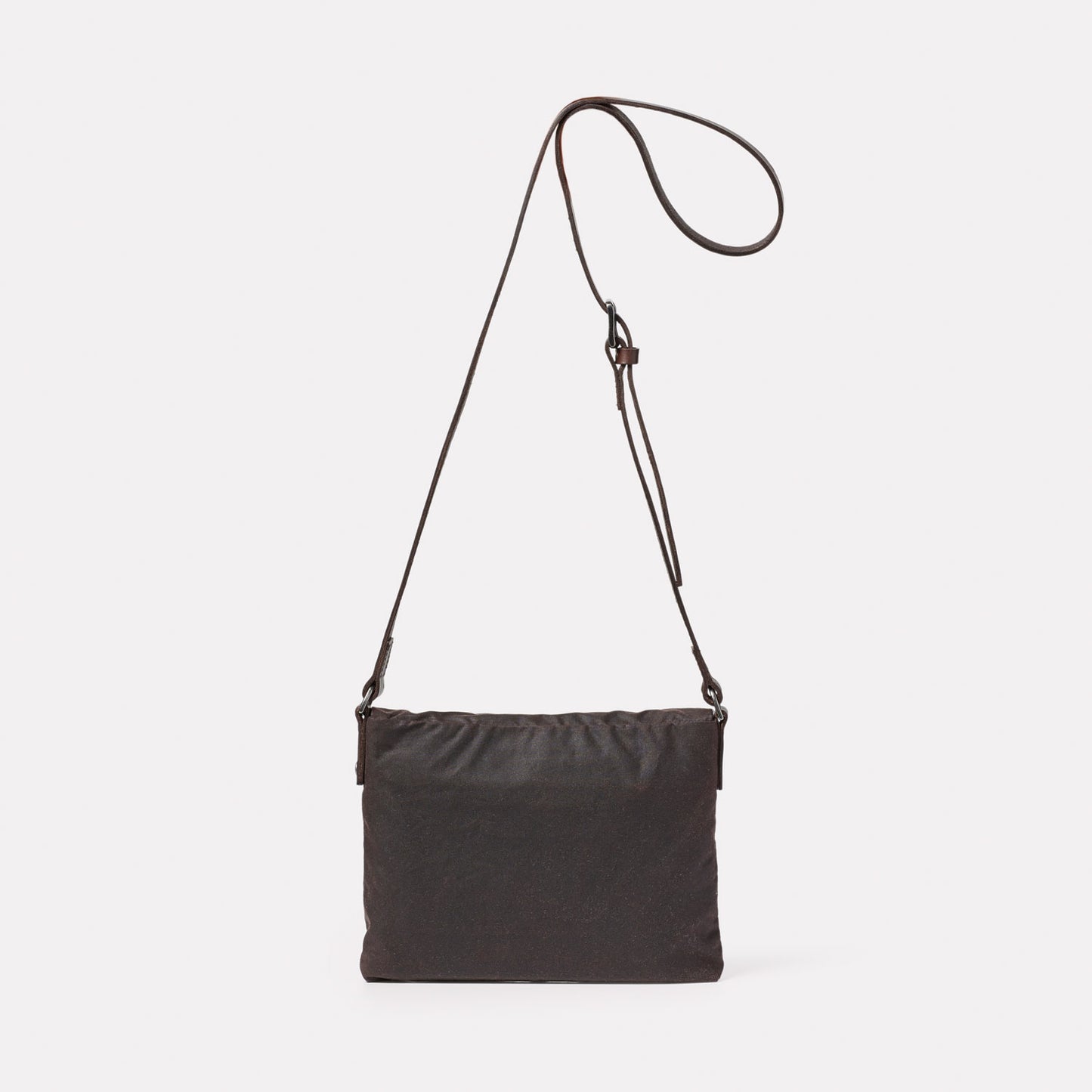 Friday Waxed Cotton Crossbody Bag in Bog