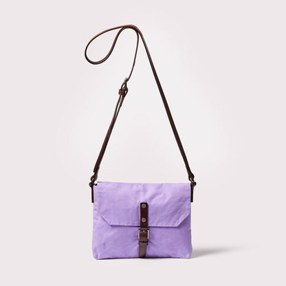 Friday Cotton Crossbody Bag in Lilac