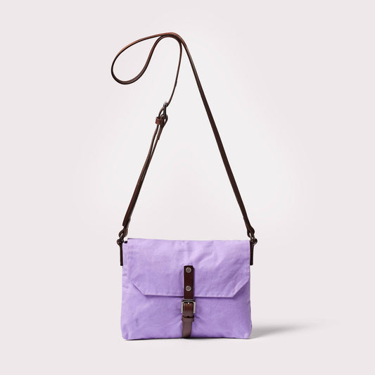 Friday Cotton Crossbody Bag in Lilac