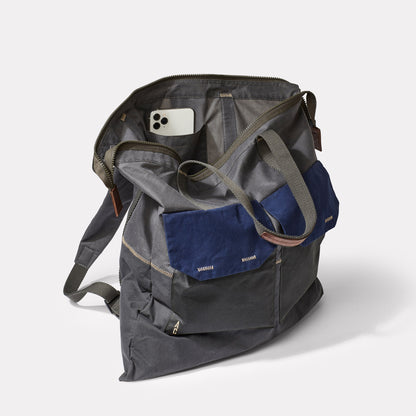 Hank WUW Waxed Cotton Backpack in Cave