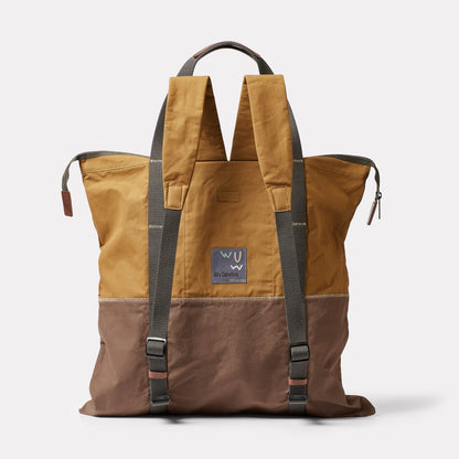 Hank WUW Waxed Cotton Backpack in Meadow