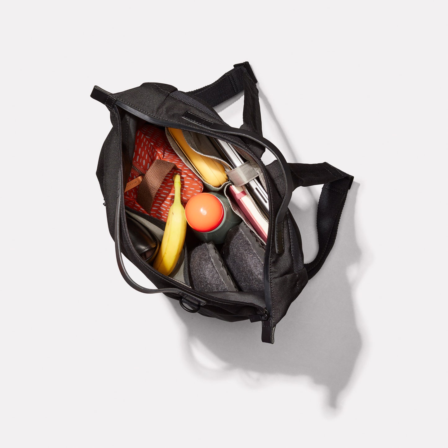 Hoy Travel Cycle Recycled Backpack in Black