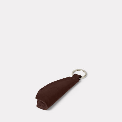 Kenneth Leather Key Fob in Bog