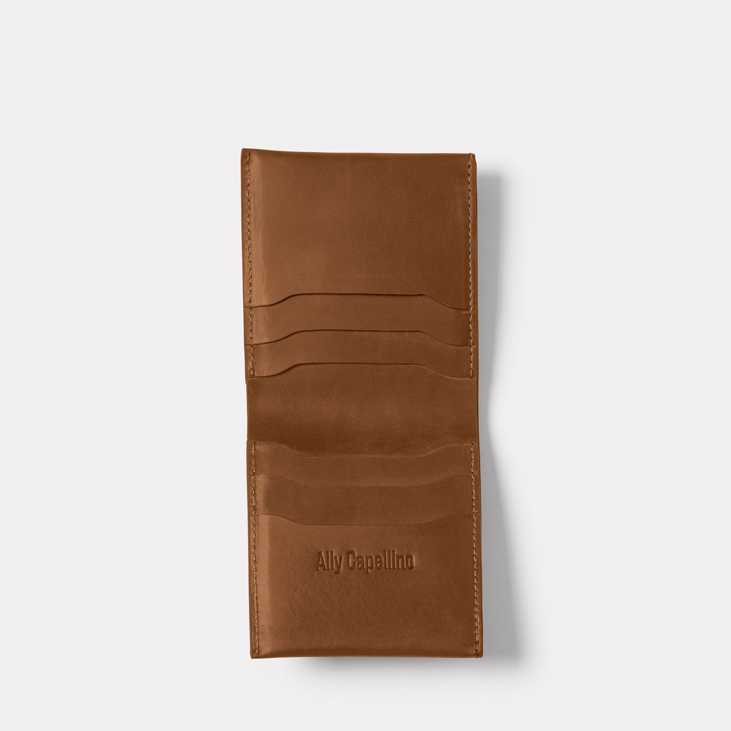 Oliver Leather Wallet in Tan