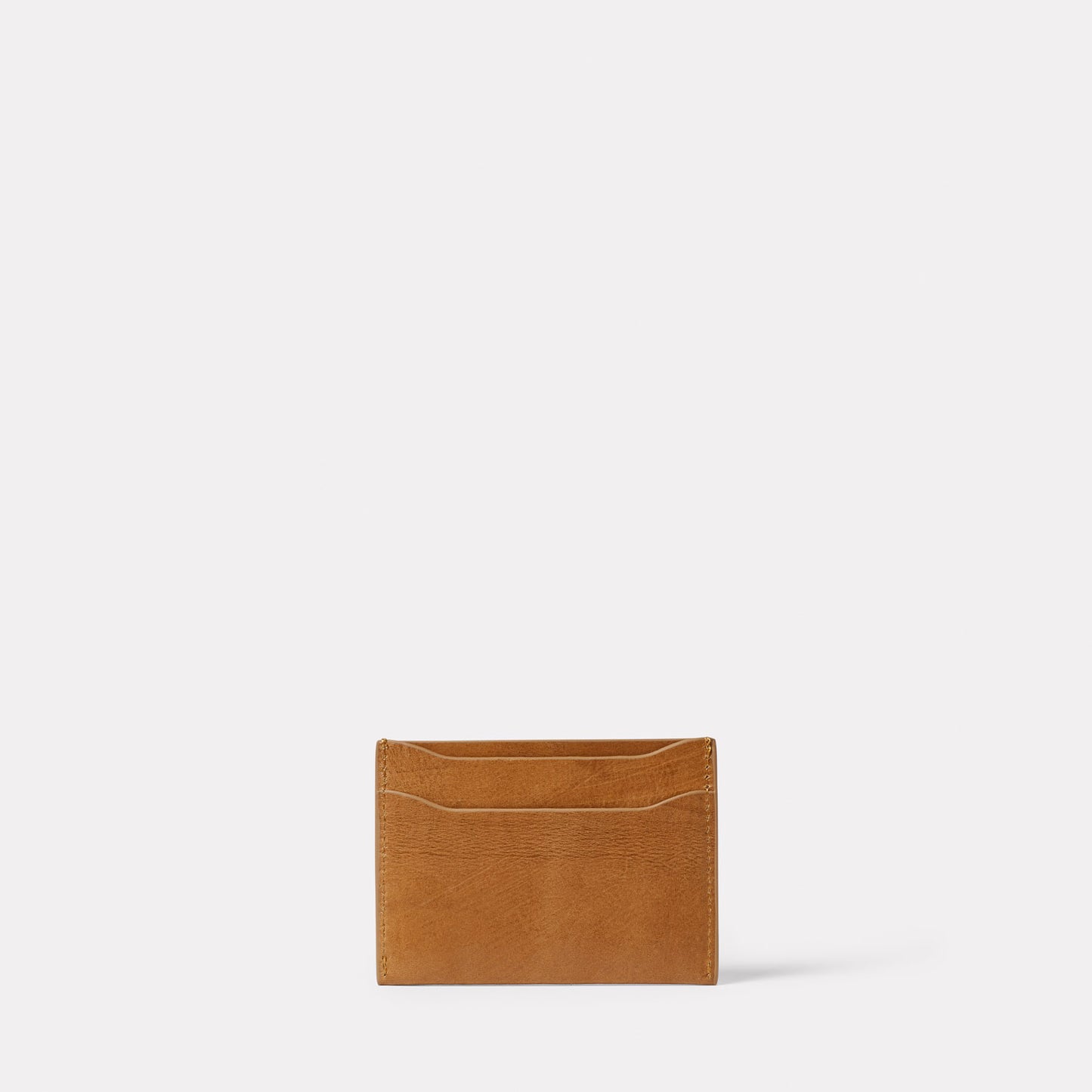 Pete Leather Card Holder in Tan