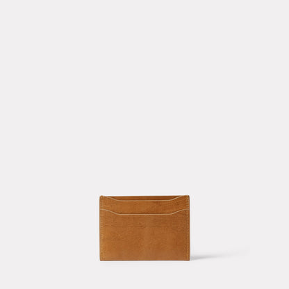 Pete Leather Card Holder in Tan