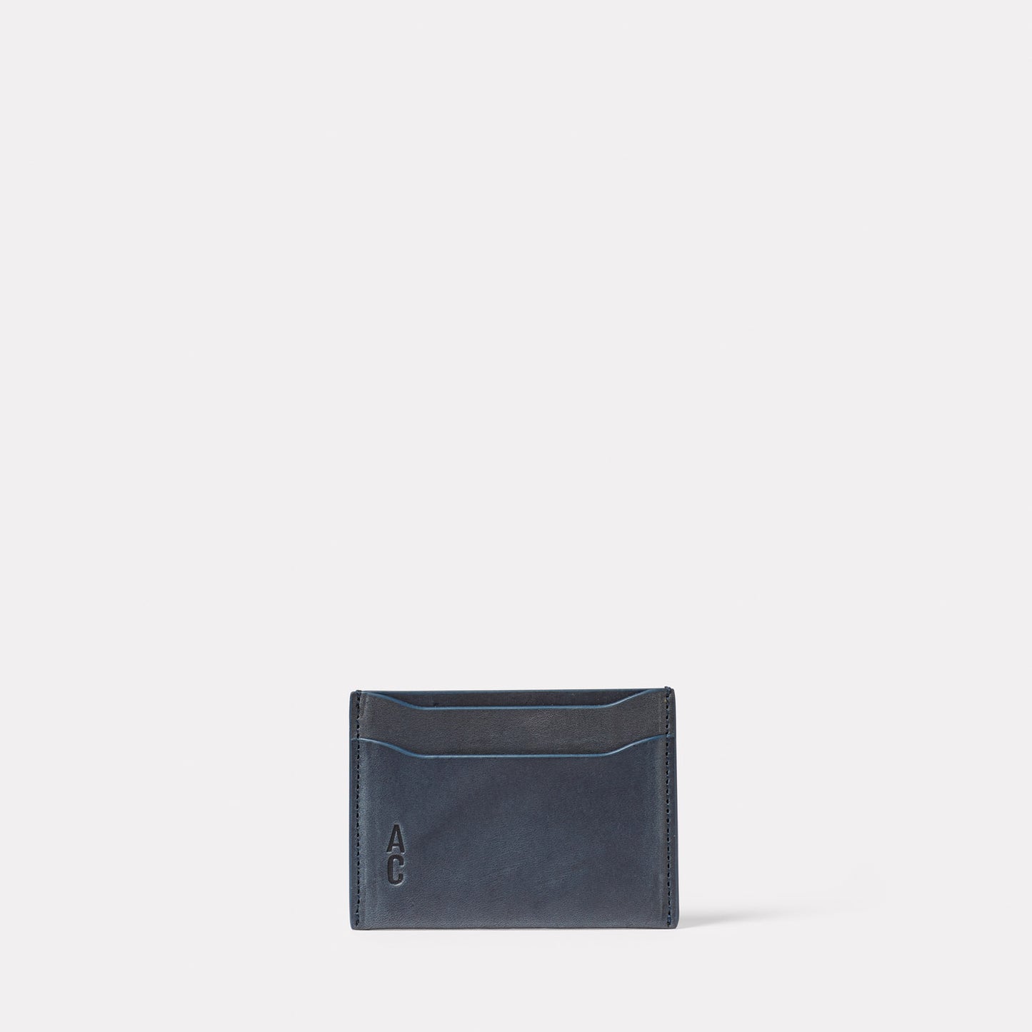 Pete Leather Card Holder in Teal