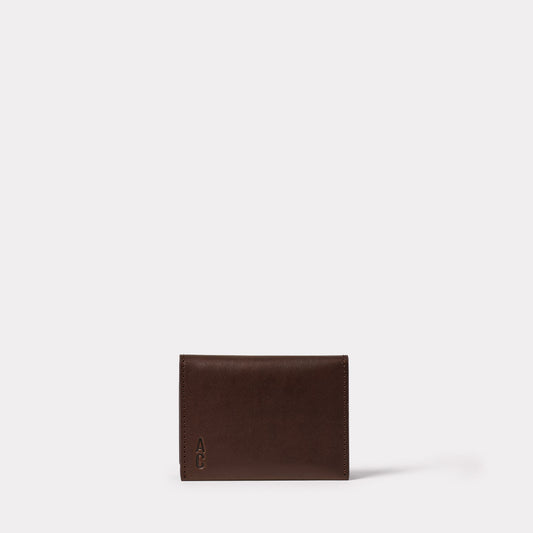 Petra Leather Cardholder in Bog
