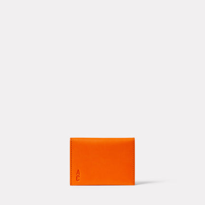 Petra Leather Cardholder in Flame