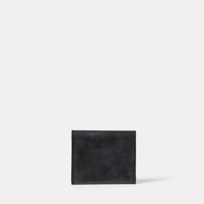 Riley Leather Coin Card Purse in Black