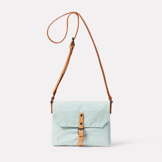 Friday Waxed Cotton Crossbody Bag in Iceberg